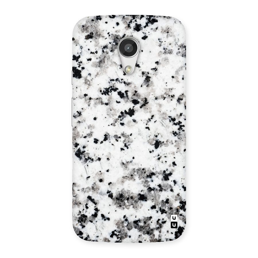 Charcoal Spots Marble Back Case for Moto G 2nd Gen