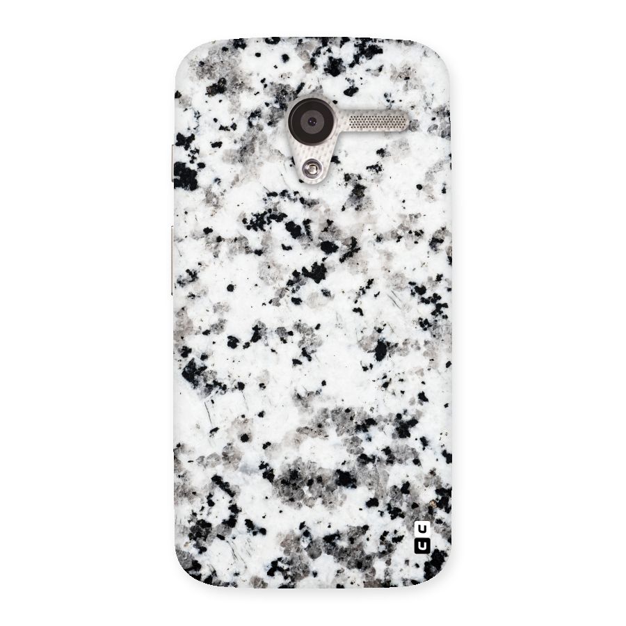 Charcoal Spots Marble Back Case for Moto X