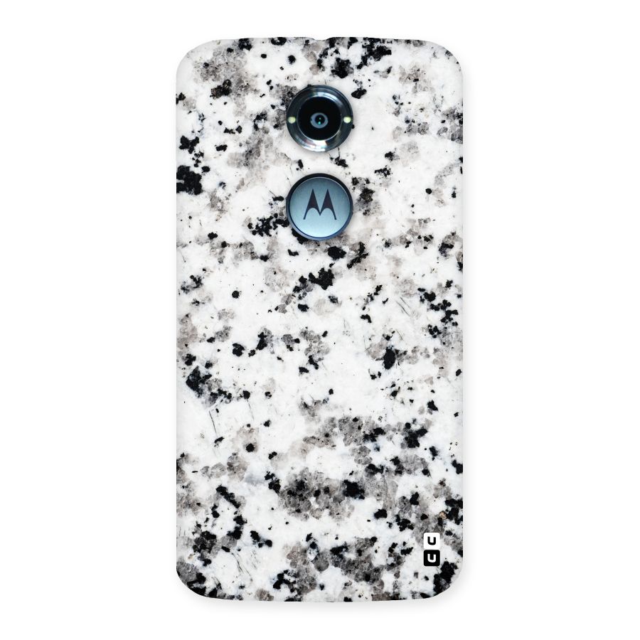 Charcoal Spots Marble Back Case for Moto X 2nd Gen
