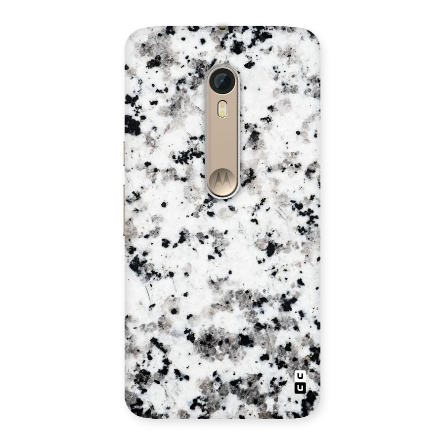 Charcoal Spots Marble Back Case for Motorola Moto X Style