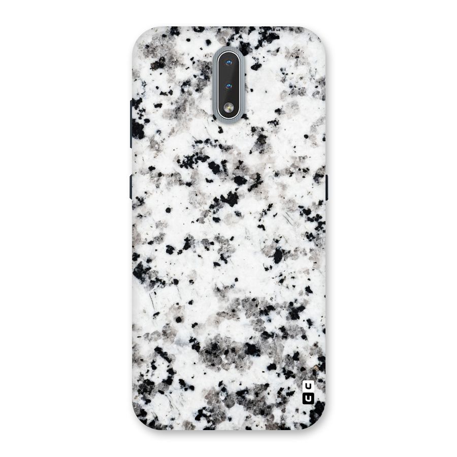 Charcoal Spots Marble Back Case for Nokia 2.3