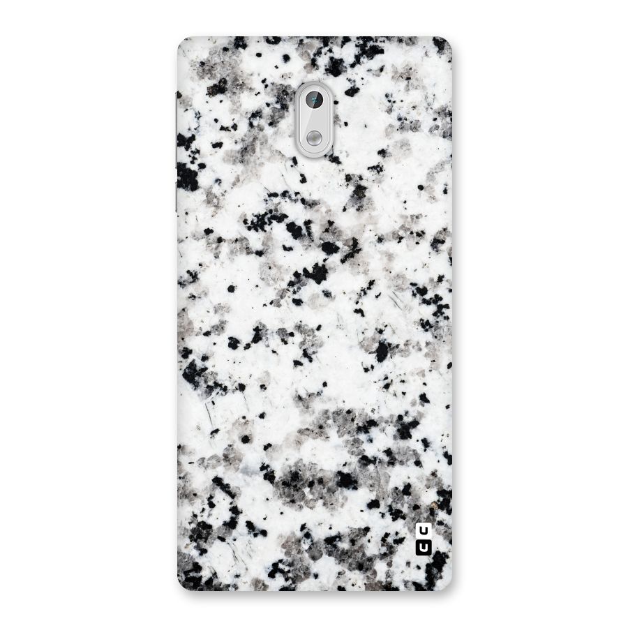 Charcoal Spots Marble Back Case for Nokia 3