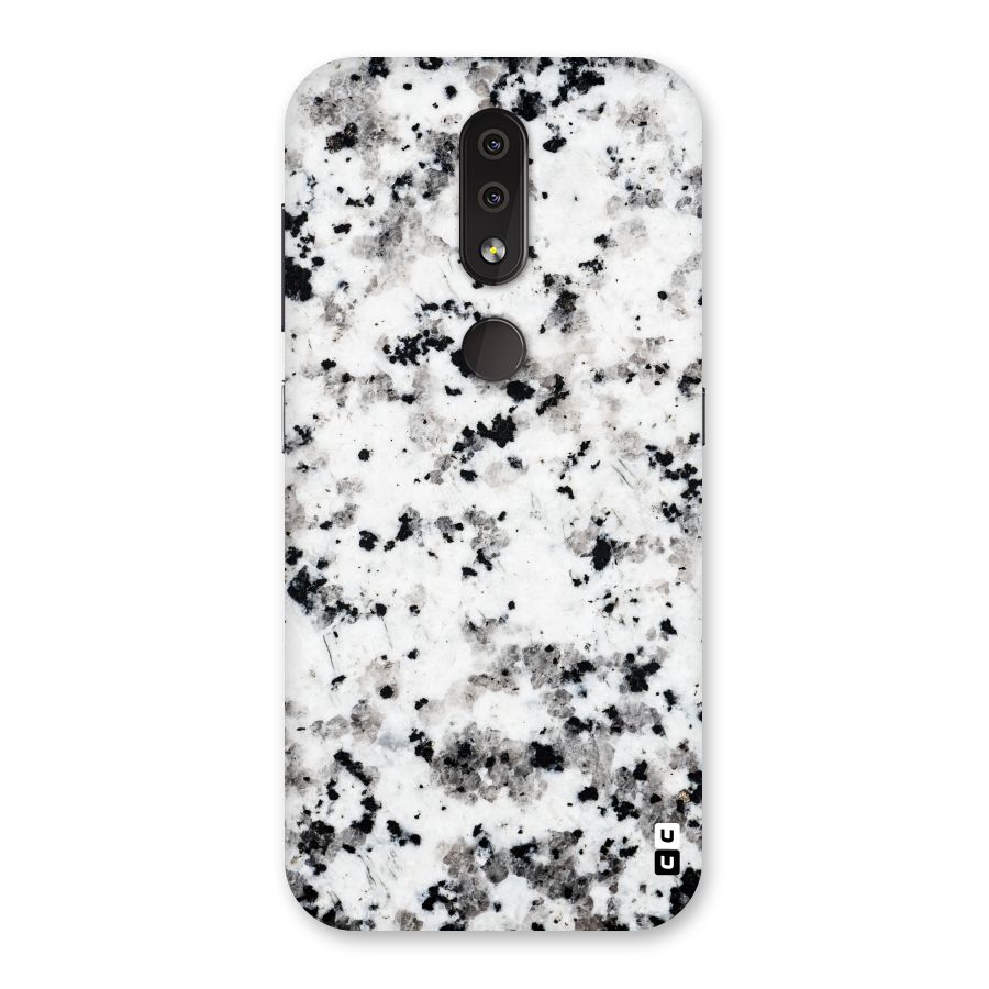 Charcoal Spots Marble Back Case for Nokia 4.2