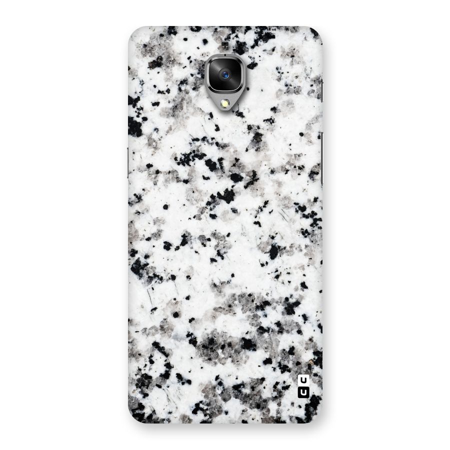 Charcoal Spots Marble Back Case for OnePlus 3