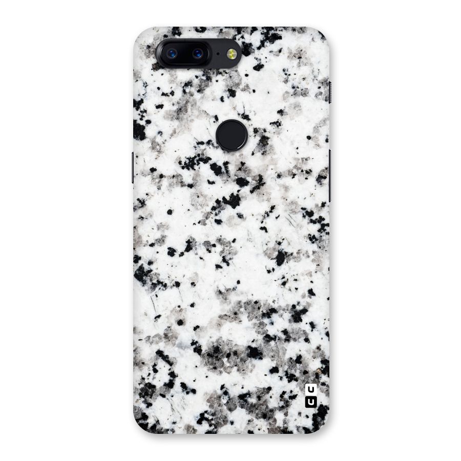 Charcoal Spots Marble Back Case for OnePlus 5T