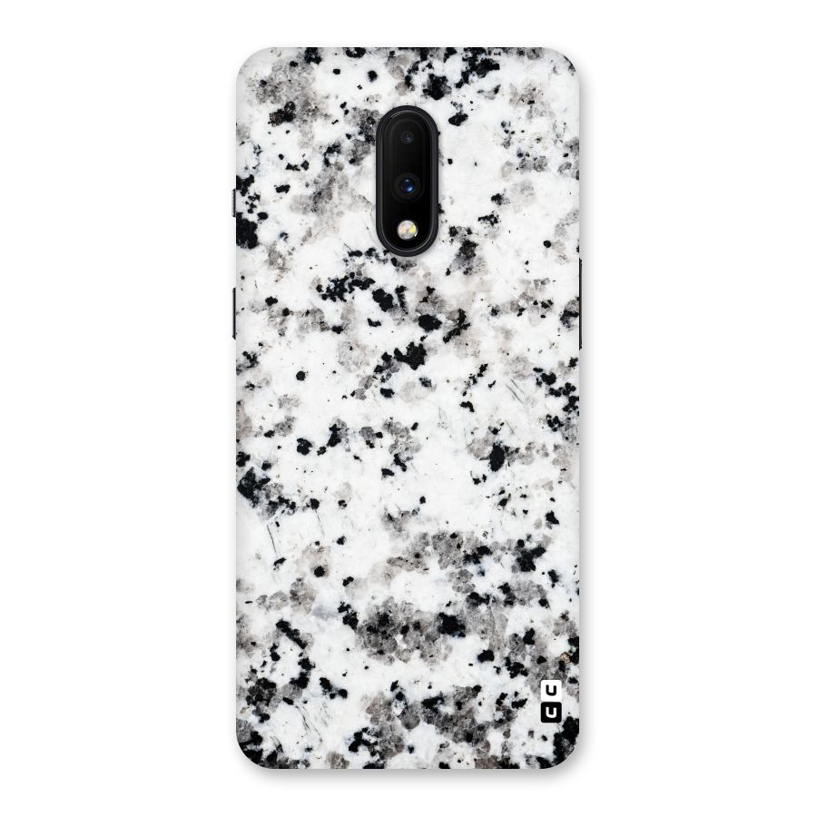 Charcoal Spots Marble Back Case for OnePlus 7