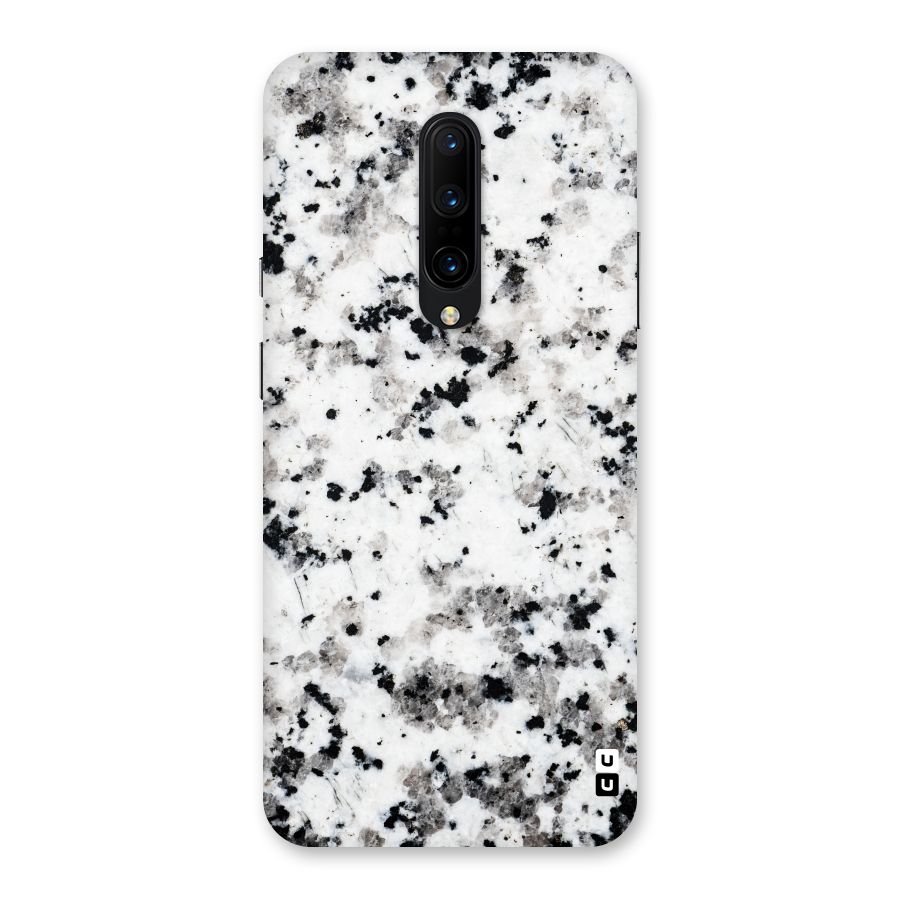 Charcoal Spots Marble Back Case for OnePlus 7 Pro
