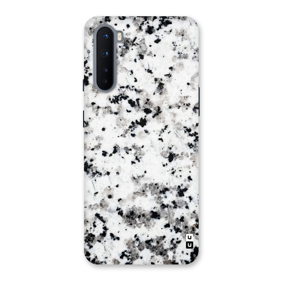 Charcoal Spots Marble Back Case for OnePlus Nord