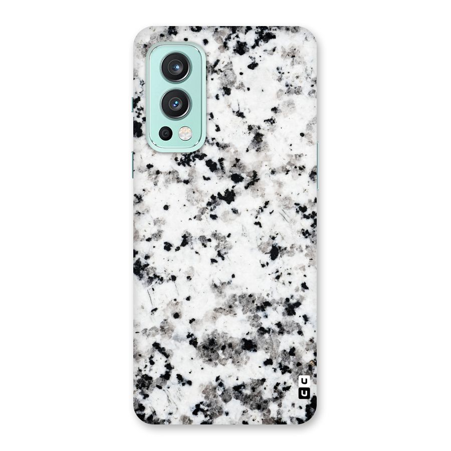Charcoal Spots Marble Back Case for OnePlus Nord 2 5G