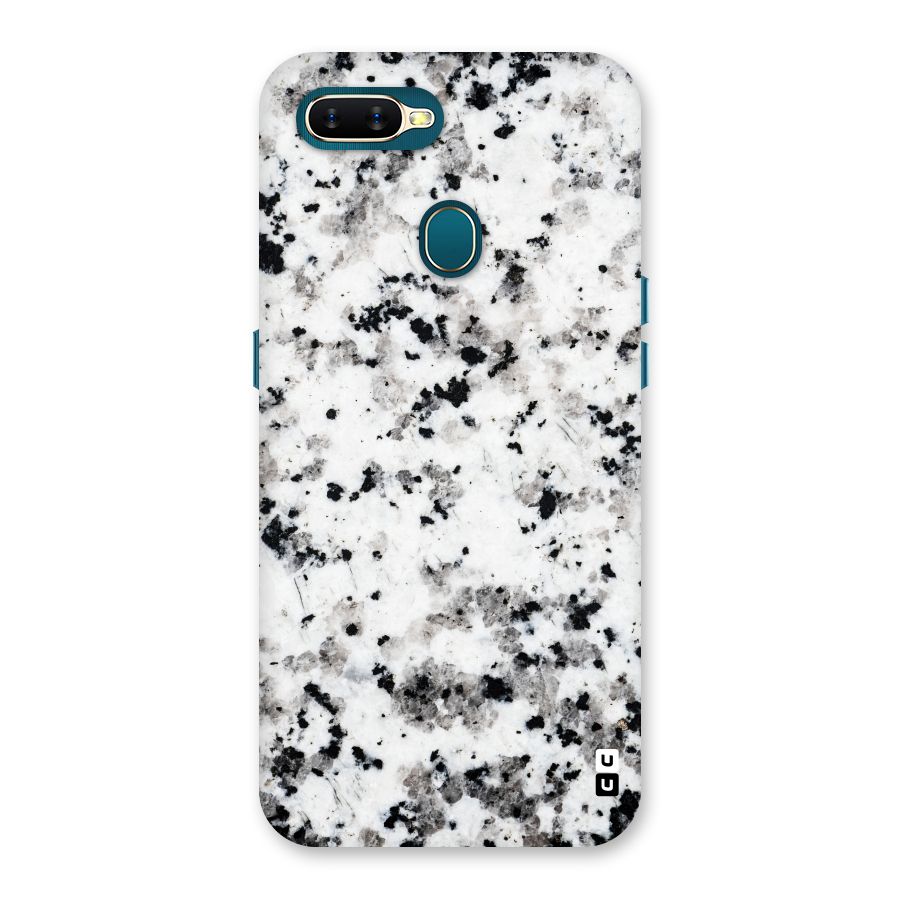 Charcoal Spots Marble Back Case for Oppo A11k