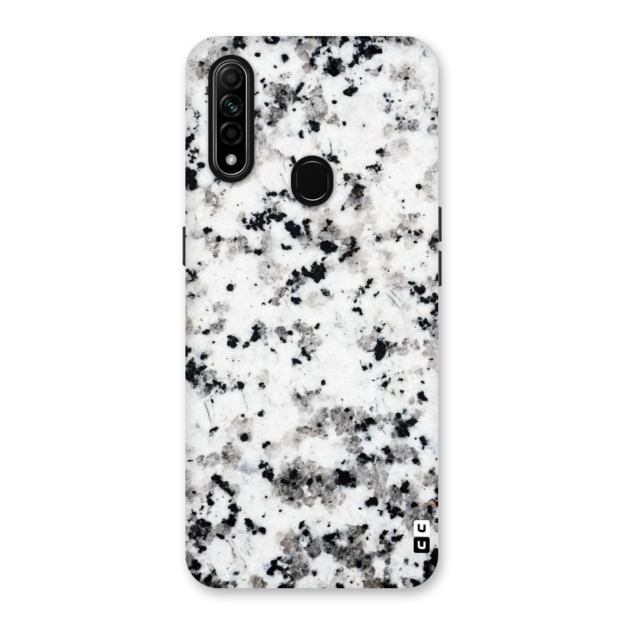 Charcoal Spots Marble Back Case for Oppo A31