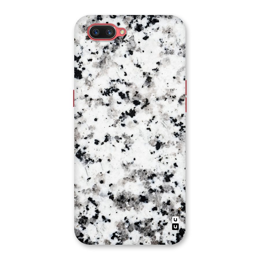 Charcoal Spots Marble Back Case for Oppo A3s