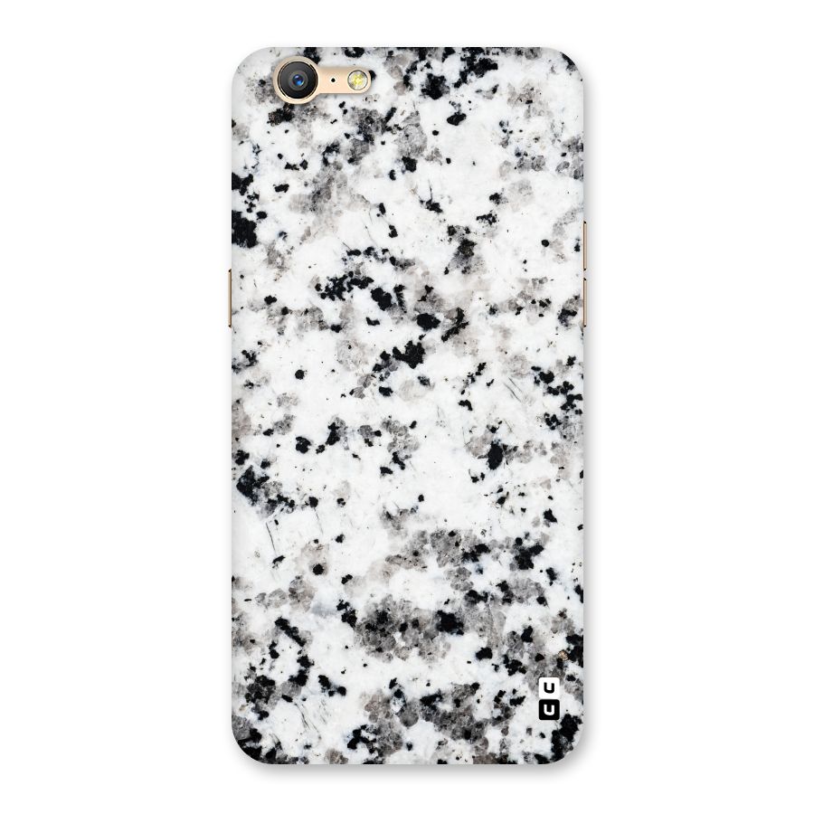 Charcoal Spots Marble Back Case for Oppo A57