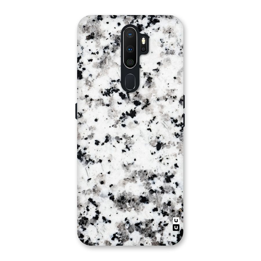 Charcoal Spots Marble Back Case for Oppo A5 (2020)