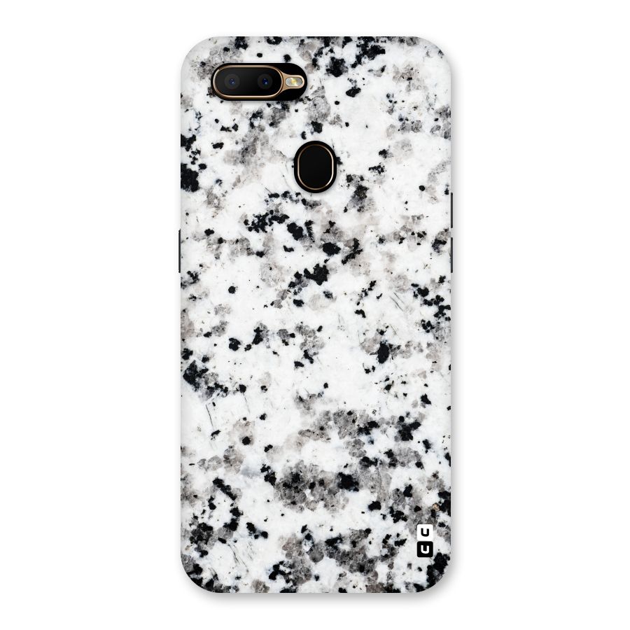 Charcoal Spots Marble Back Case for Oppo A5s