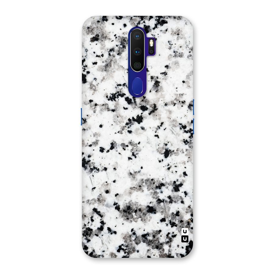 Charcoal Spots Marble Back Case for Oppo A9 (2020)