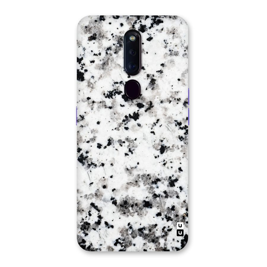 Charcoal Spots Marble Back Case for Oppo F11 Pro