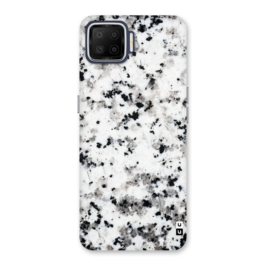 Charcoal Spots Marble Back Case for Oppo F17