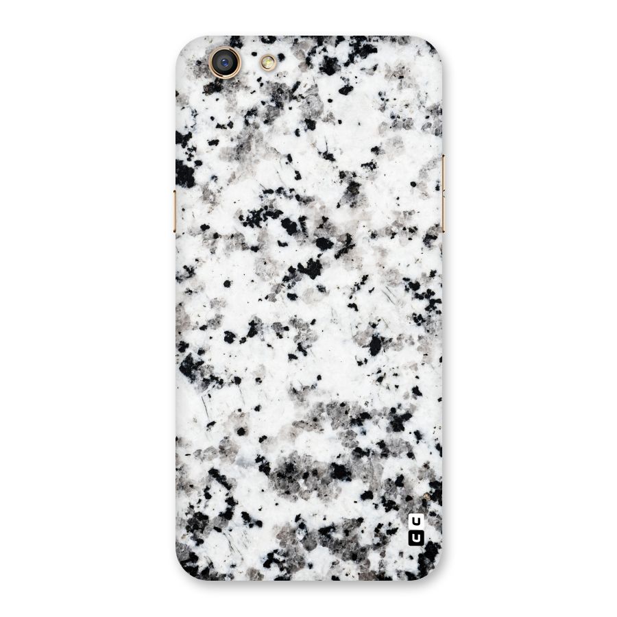 Charcoal Spots Marble Back Case for Oppo F3