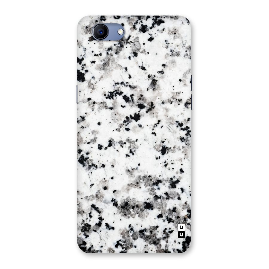 Charcoal Spots Marble Back Case for Oppo Realme 1