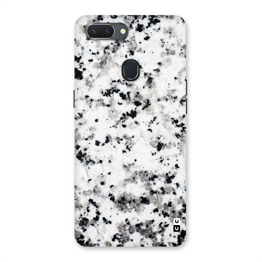 Charcoal Spots Marble Back Case for Oppo Realme 2