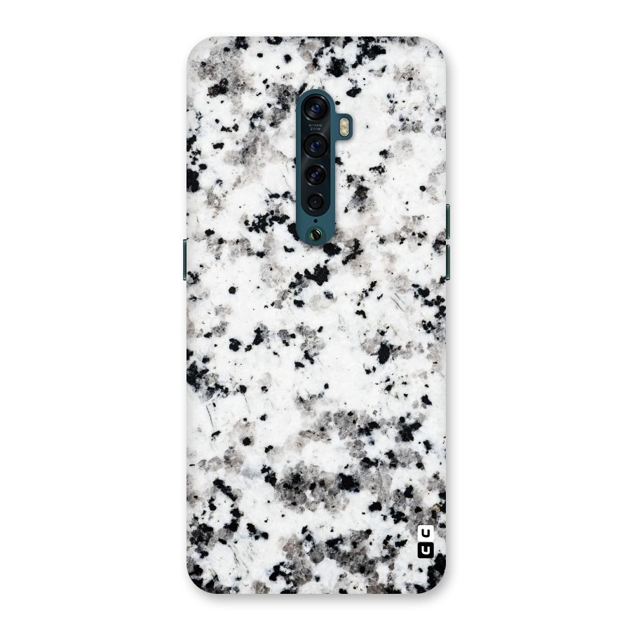 Charcoal Spots Marble Back Case for Oppo Reno2
