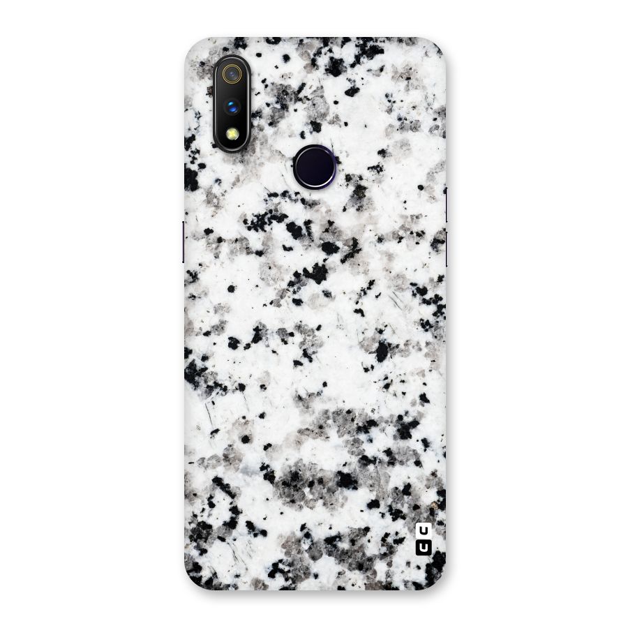 Charcoal Spots Marble Back Case for Realme 3 Pro