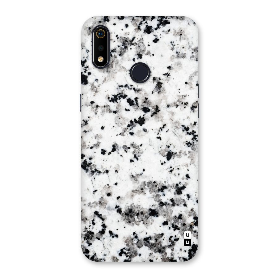 Charcoal Spots Marble Back Case for Realme 3i