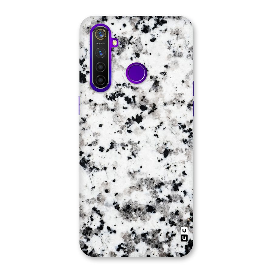 Charcoal Spots Marble Back Case for Realme 5 Pro