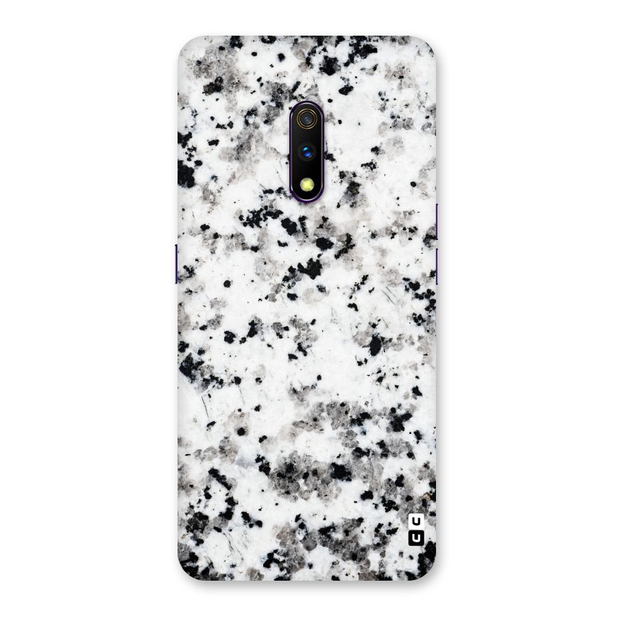 Charcoal Spots Marble Back Case for Realme X
