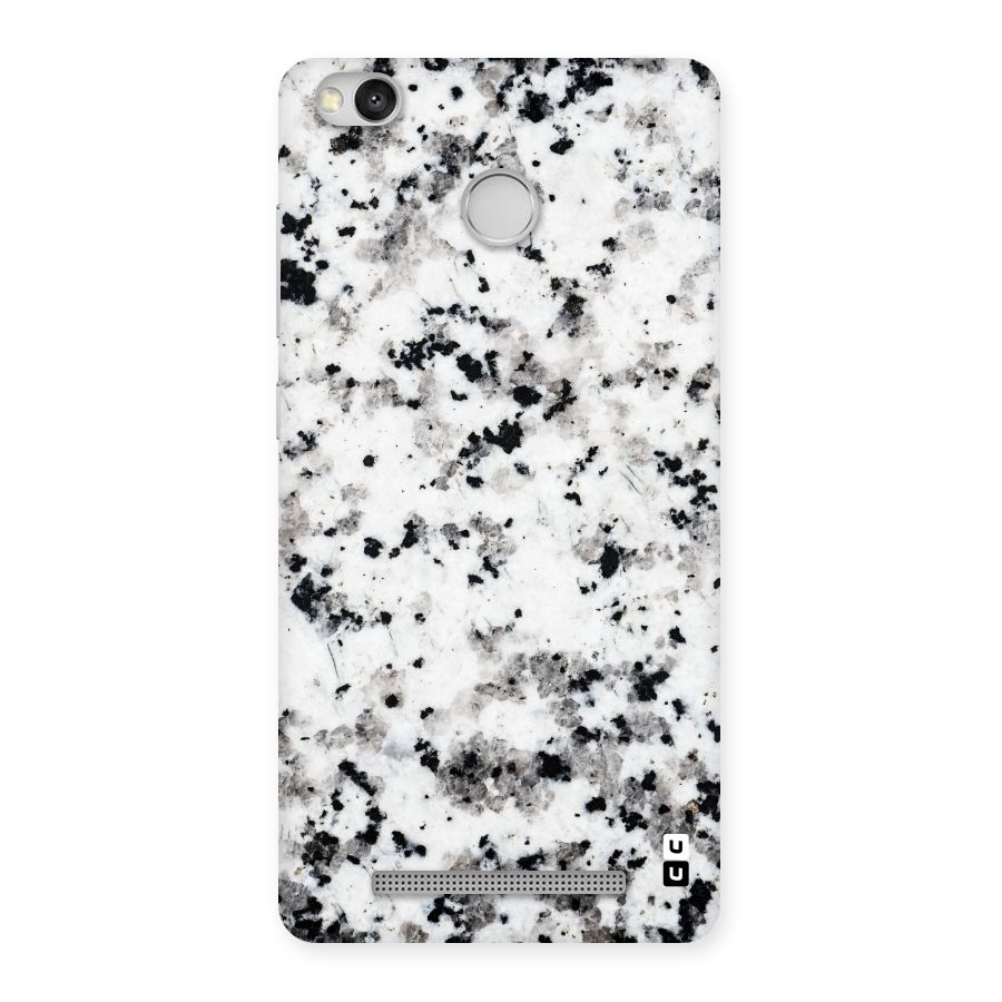 Charcoal Spots Marble Back Case for Redmi 3S Prime