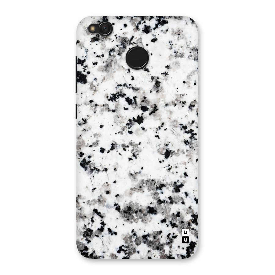 Charcoal Spots Marble Back Case for Redmi 4