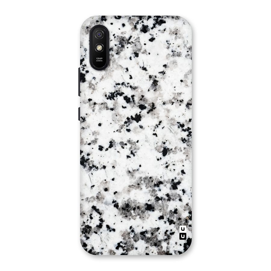 Charcoal Spots Marble Back Case for Redmi 9A