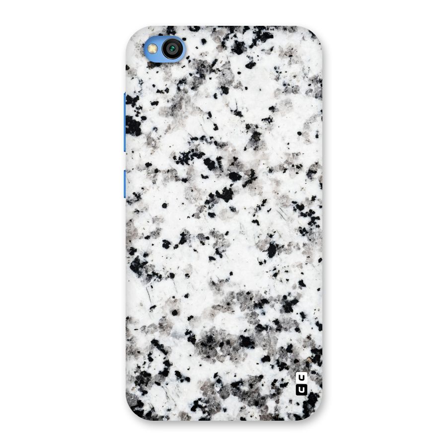 Charcoal Spots Marble Back Case for Redmi Go
