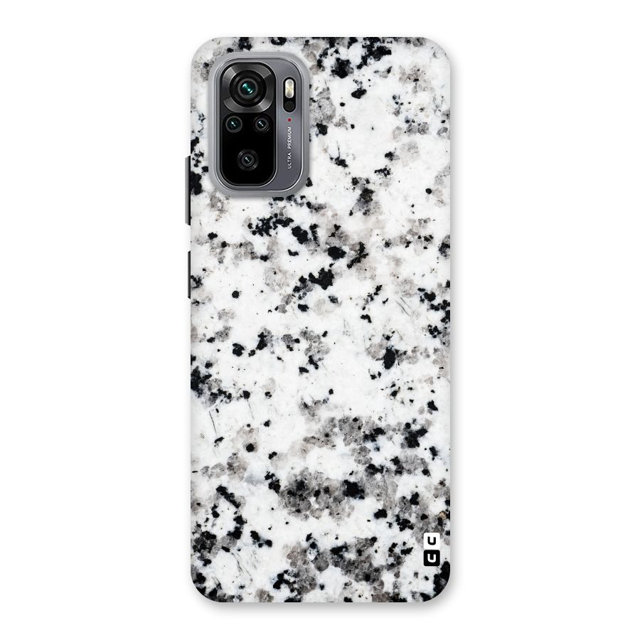 Charcoal Spots Marble Back Case for Redmi Note 10