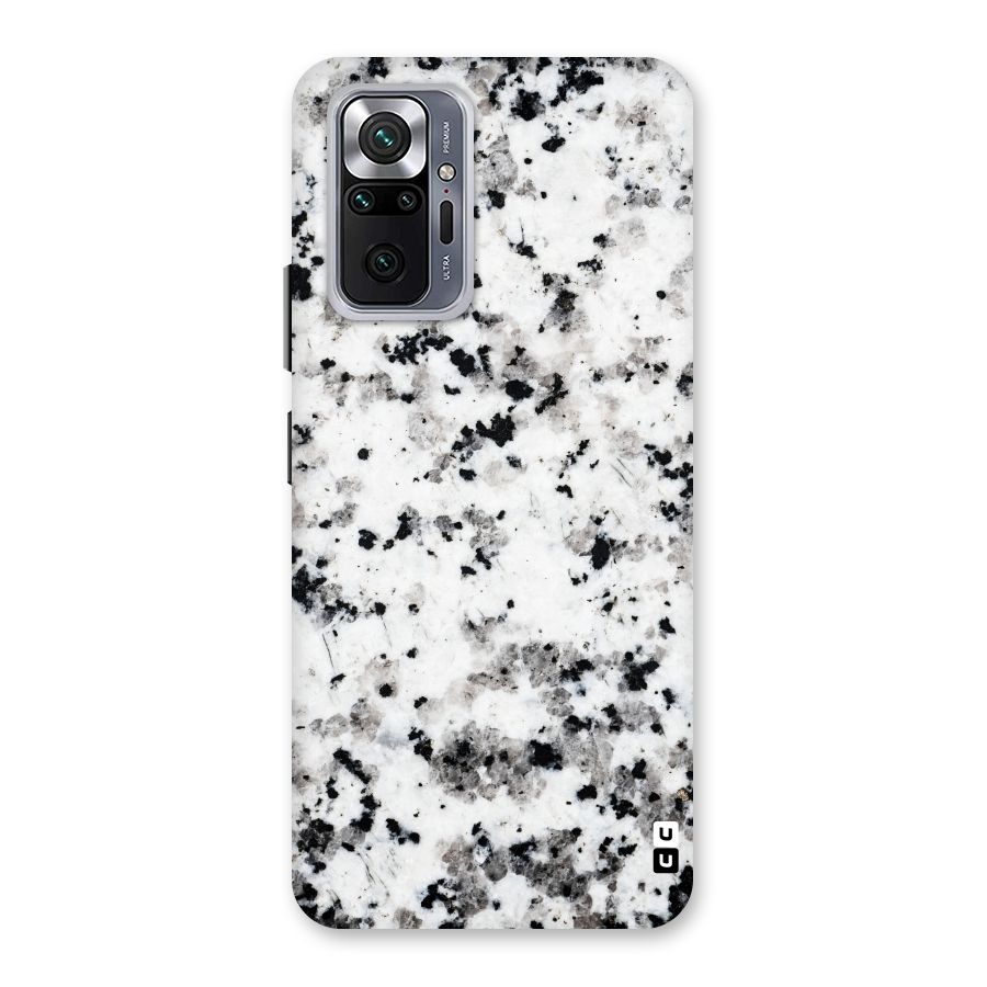 Charcoal Spots Marble Back Case for Redmi Note 10 Pro Max