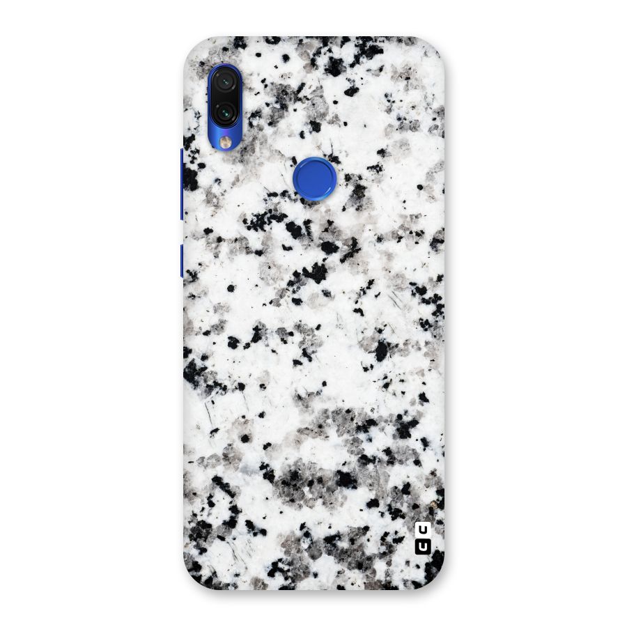 Charcoal Spots Marble Back Case for Redmi Note 7S