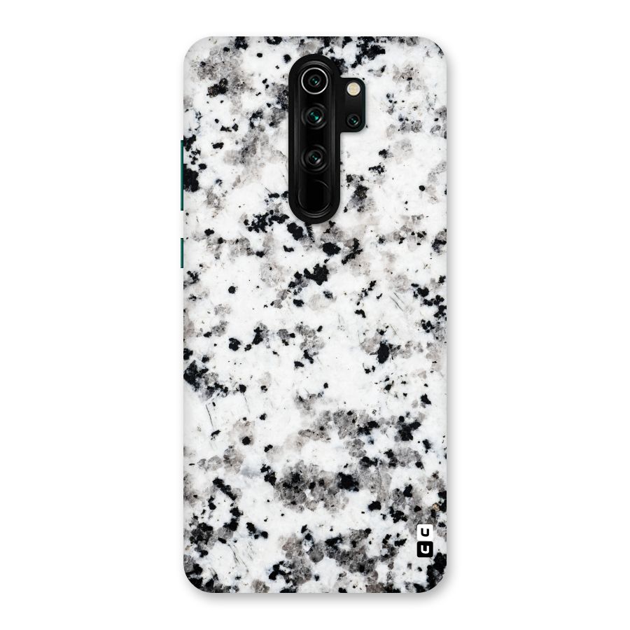 Charcoal Spots Marble Back Case for Redmi Note 8 Pro