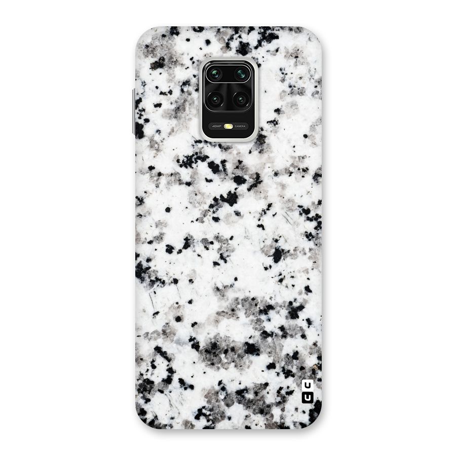 Charcoal Spots Marble Back Case for Redmi Note 9 Pro