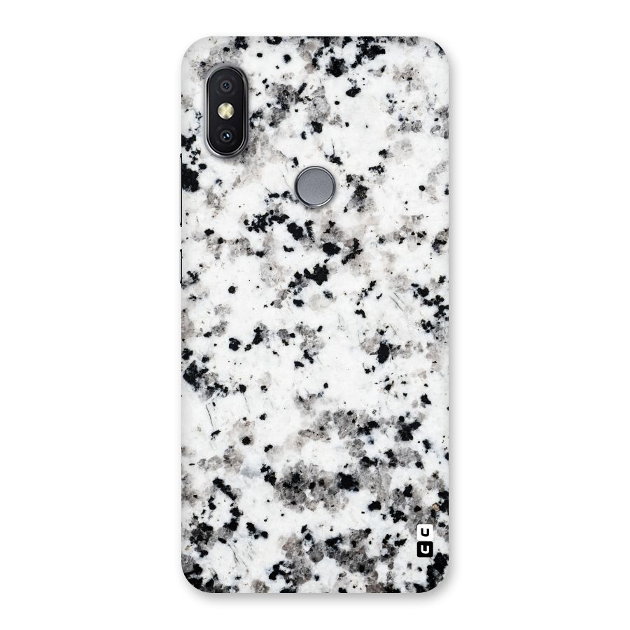 Charcoal Spots Marble Back Case for Redmi Y2