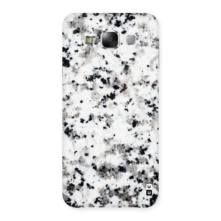 Charcoal Spots Marble Back Case for Samsung Galaxy E5