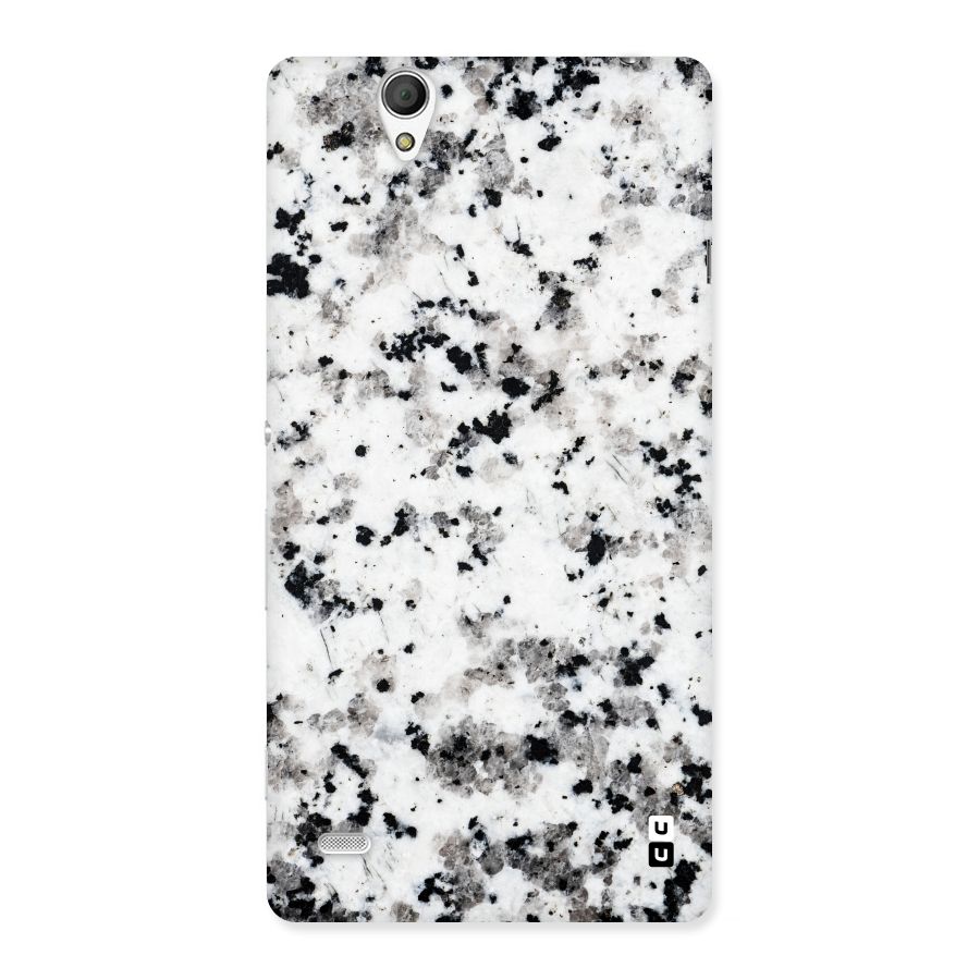 Charcoal Spots Marble Back Case for Sony Xperia C4