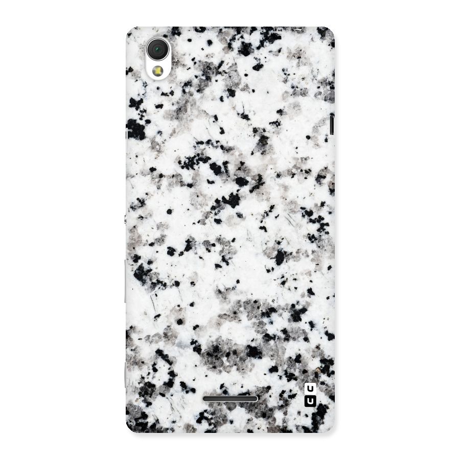 Charcoal Spots Marble Back Case for Sony Xperia T3