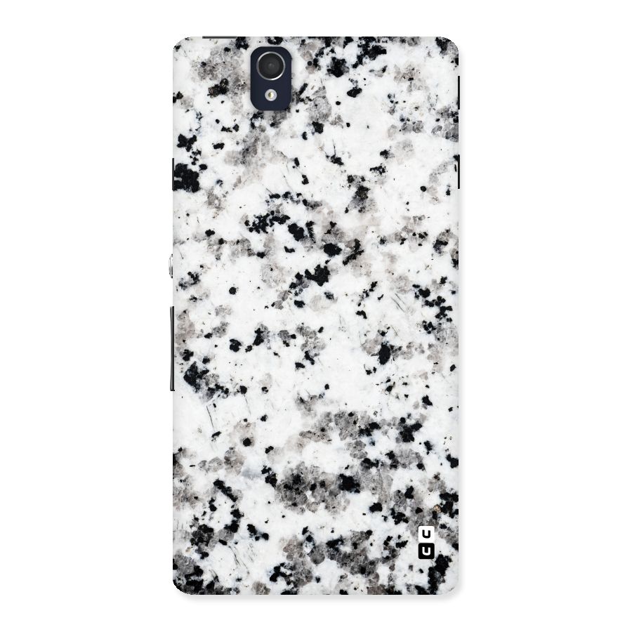 Charcoal Spots Marble Back Case for Sony Xperia Z