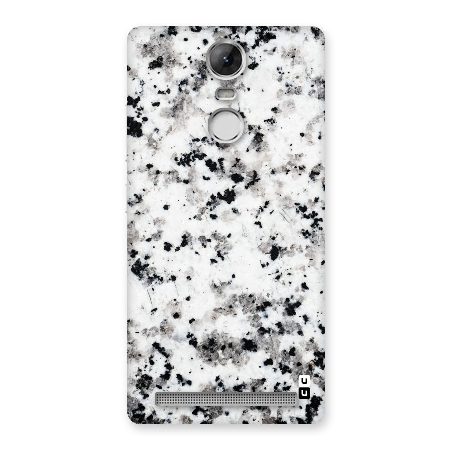 Charcoal Spots Marble Back Case for Vibe K5 Note