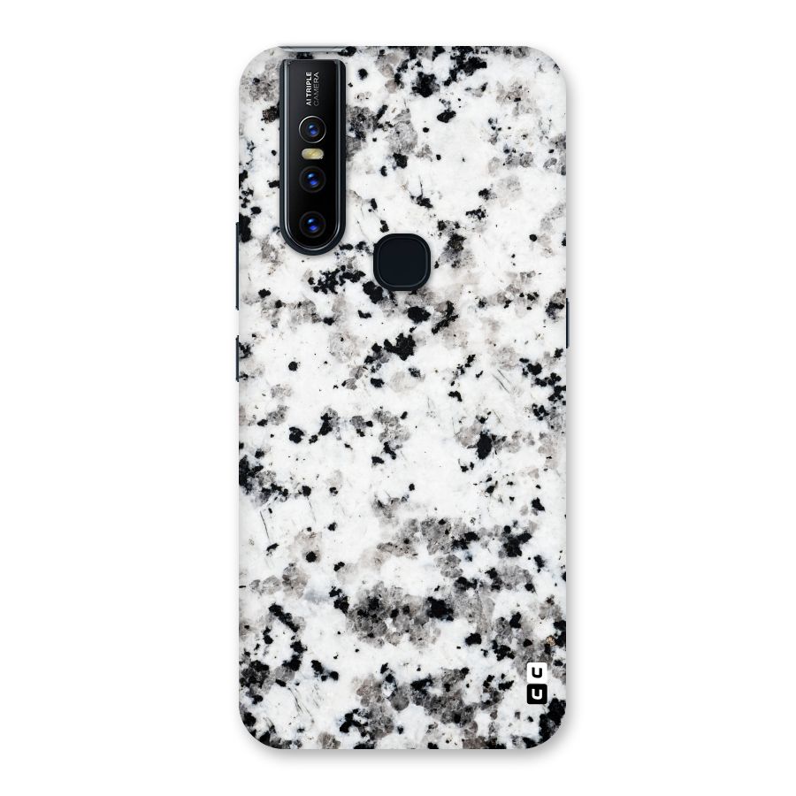 Charcoal Spots Marble Back Case for Vivo V15
