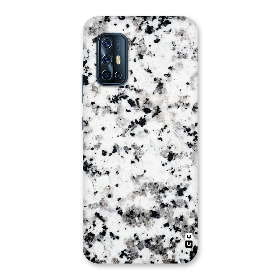 Charcoal Spots Marble Back Case for Vivo V17