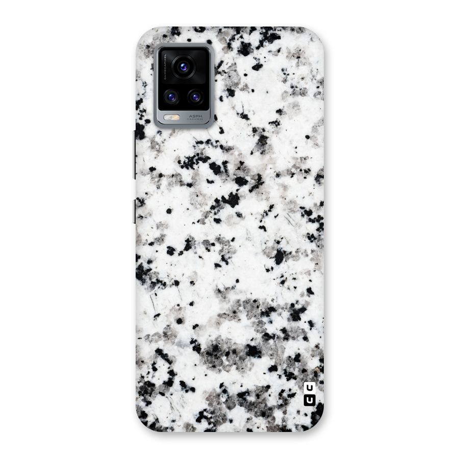 Charcoal Spots Marble Back Case for Vivo V20