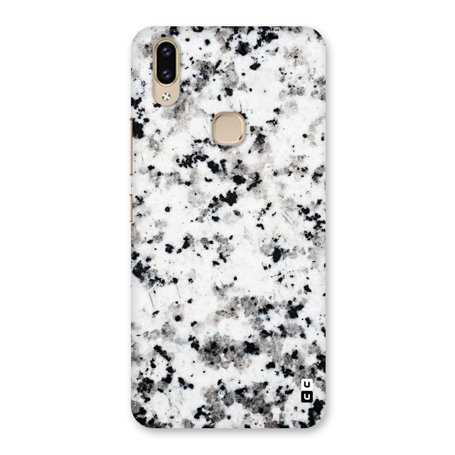 Charcoal Spots Marble Back Case for Vivo V9
