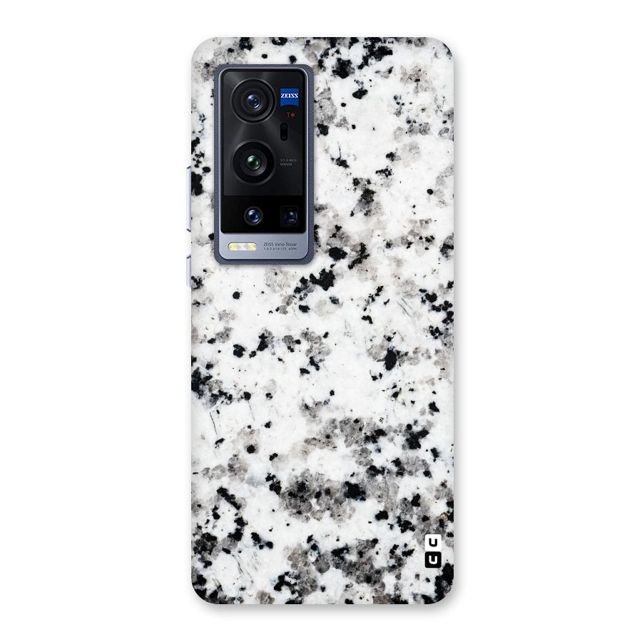 Charcoal Spots Marble Back Case for Vivo X60 Pro Plus